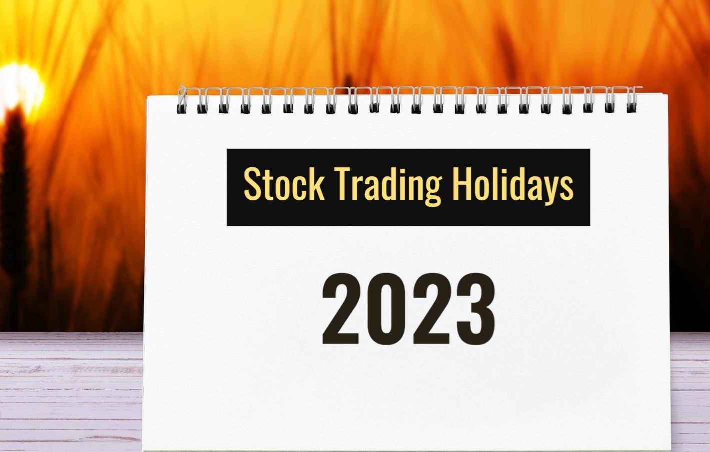 Stock Trading Holidays